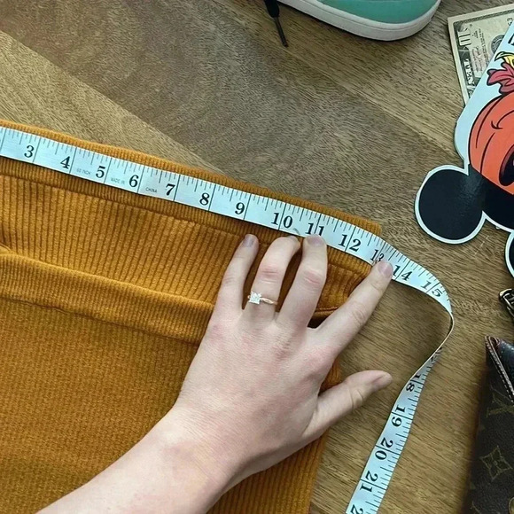 For Love And Lemons Knit Skirt side slit detail waist - Picture 3 of 5